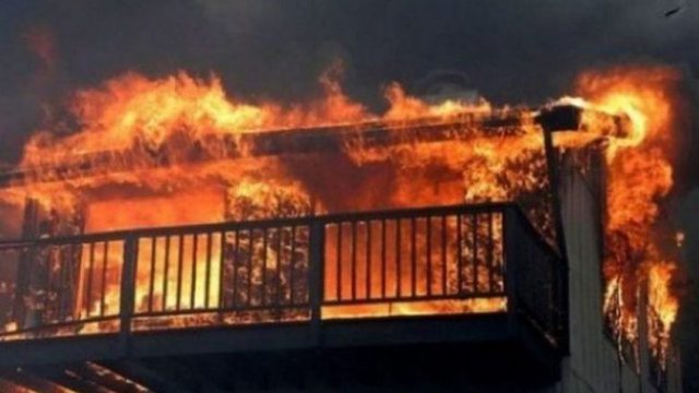 Deshi ta djegë shtëpinë, por dogji edhe veten (VIDEO)