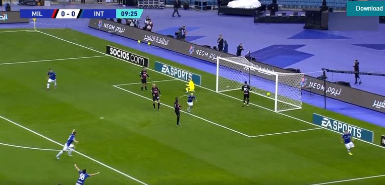 Interi po e mposht Milanin me një supergol të Dimarcos (VIDEO)