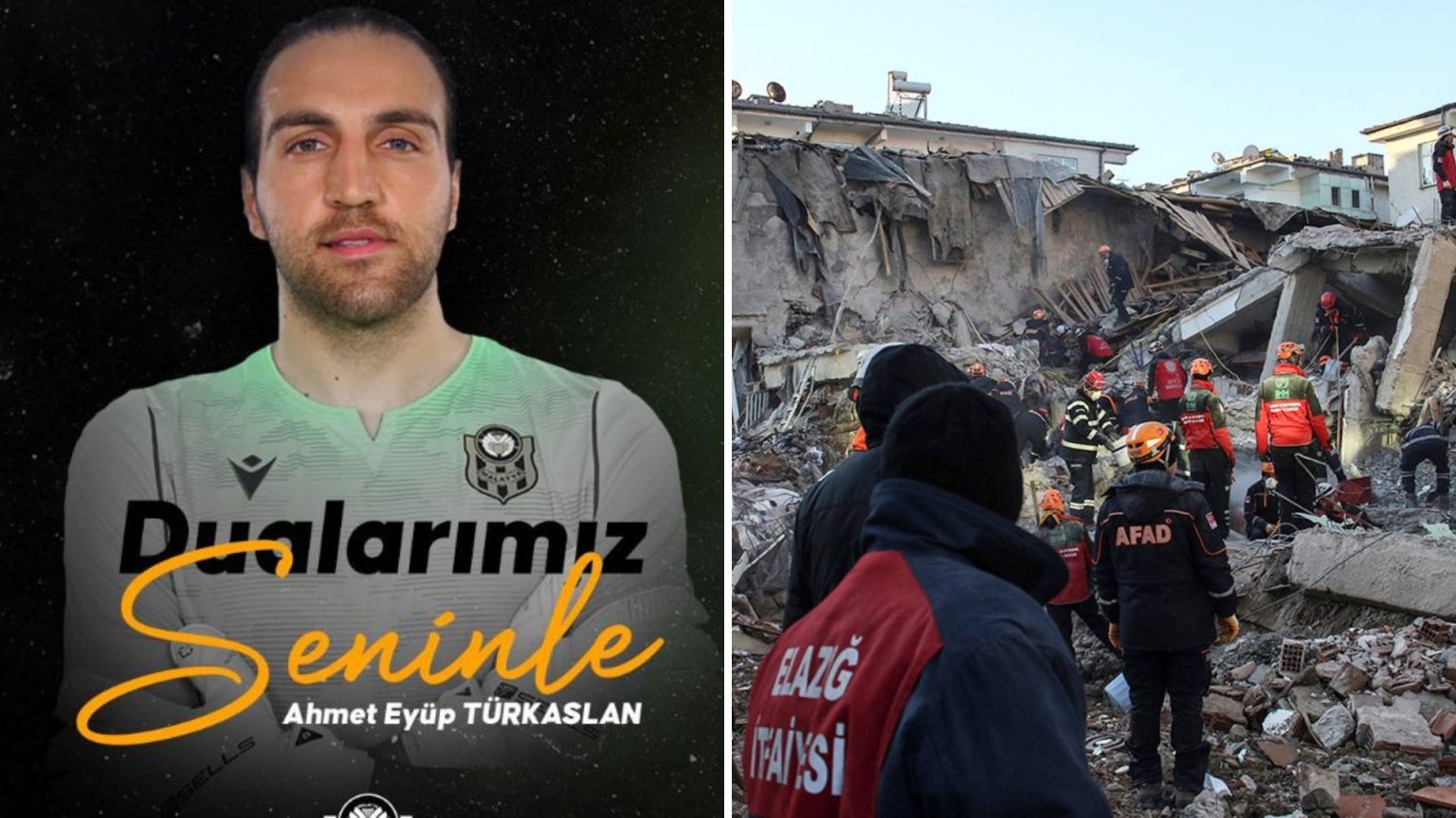 Portieri turk nën rrënojat e tërmetit të fuqishëm, ende asnjë lajm për gjendjen e 28-vjeçarit