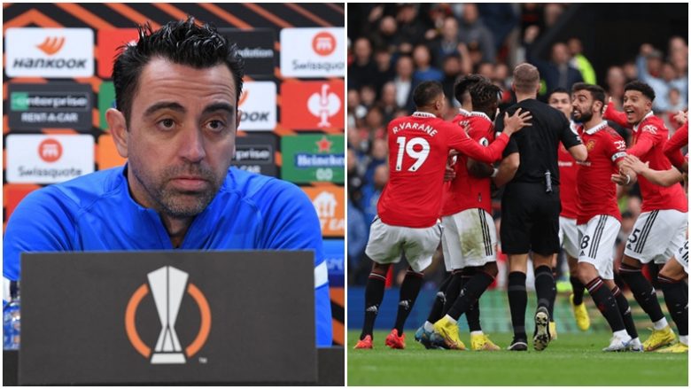 Xavi nuk e mbante mend emrin e yllit të Manchester United – e quajti “ai portugezi”