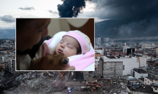 E porsalindura e shpëtuar nga tërmeti në Siri adoptohet nga tezja e saj