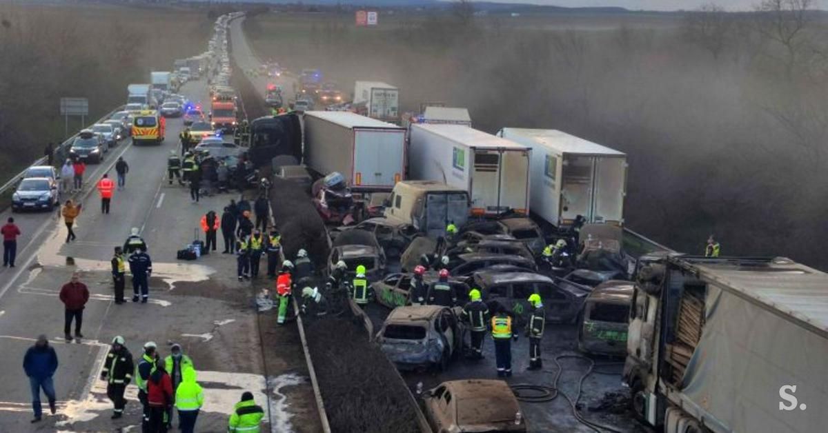 Ngjarje e rëndë në Hungari, përplasen 42 automjete, shumë të plagosur