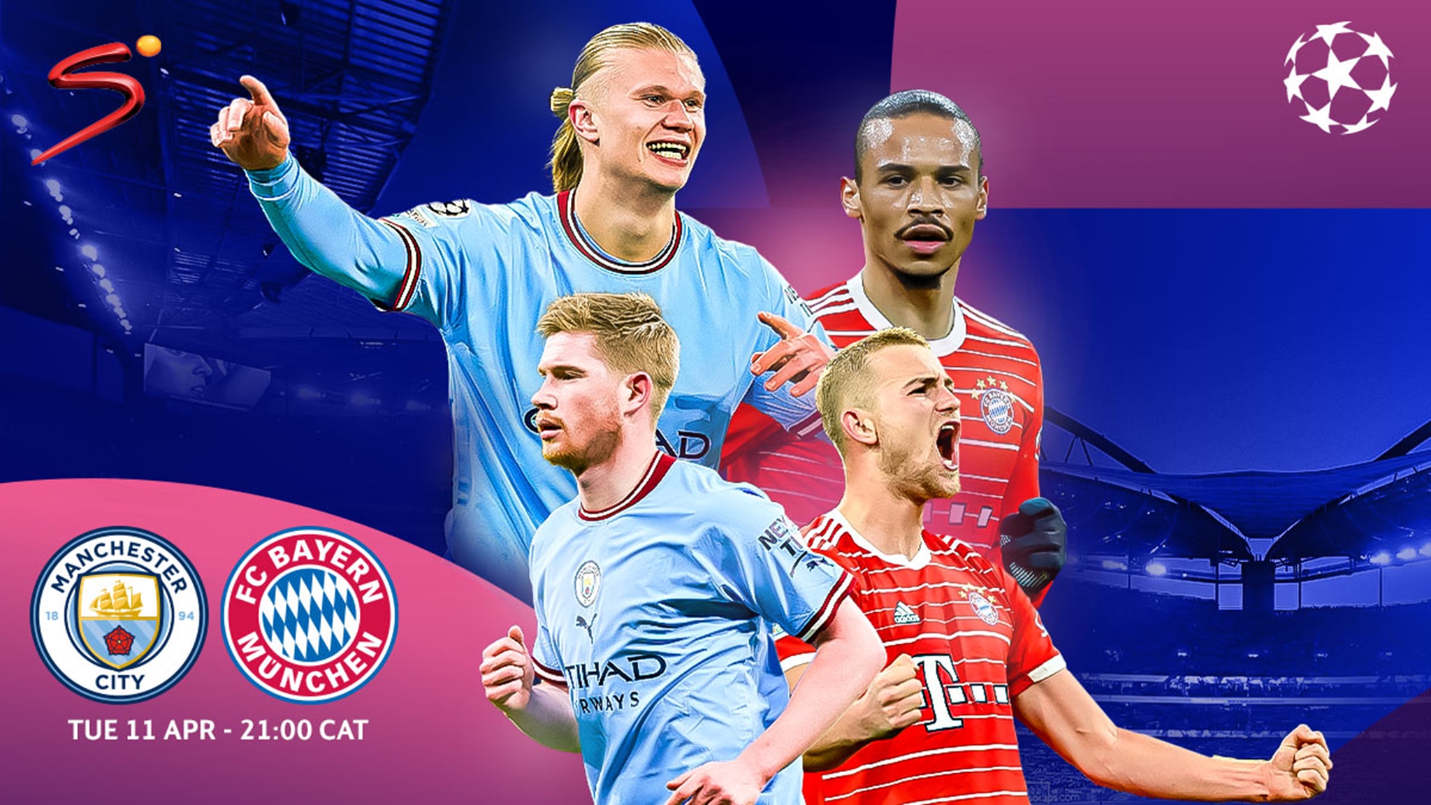 Manchester City – Bayern Munchen, formacionet zyrtare