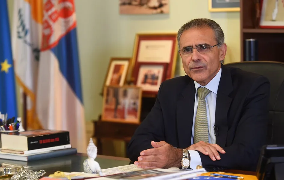 Ambasadori i Qipros në Serbi: Qëndrimi ynë për mosnjohjen e Kosovës është parimor dhe konsistent