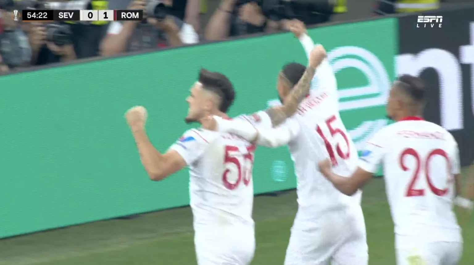 GOOOOL/ Sevilla e barazon rezutlatin ndaj Romës