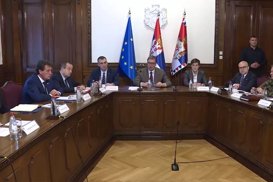 Situata në Veri, përfundon mbledhja e Këshillit të Sigurisë të Serbisë