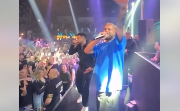Noizy dhe Luizi këndojnë ‘Jena Mbretër 2’, atmosferë e jashtëzakonshme mbrëmë (VIDEO)