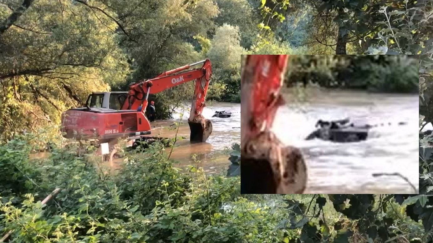 Ambasada e Kosovës në Maqedoni: Është nxjerrë vetura nga lumi Lepenc me tre trupat e pajetë në të