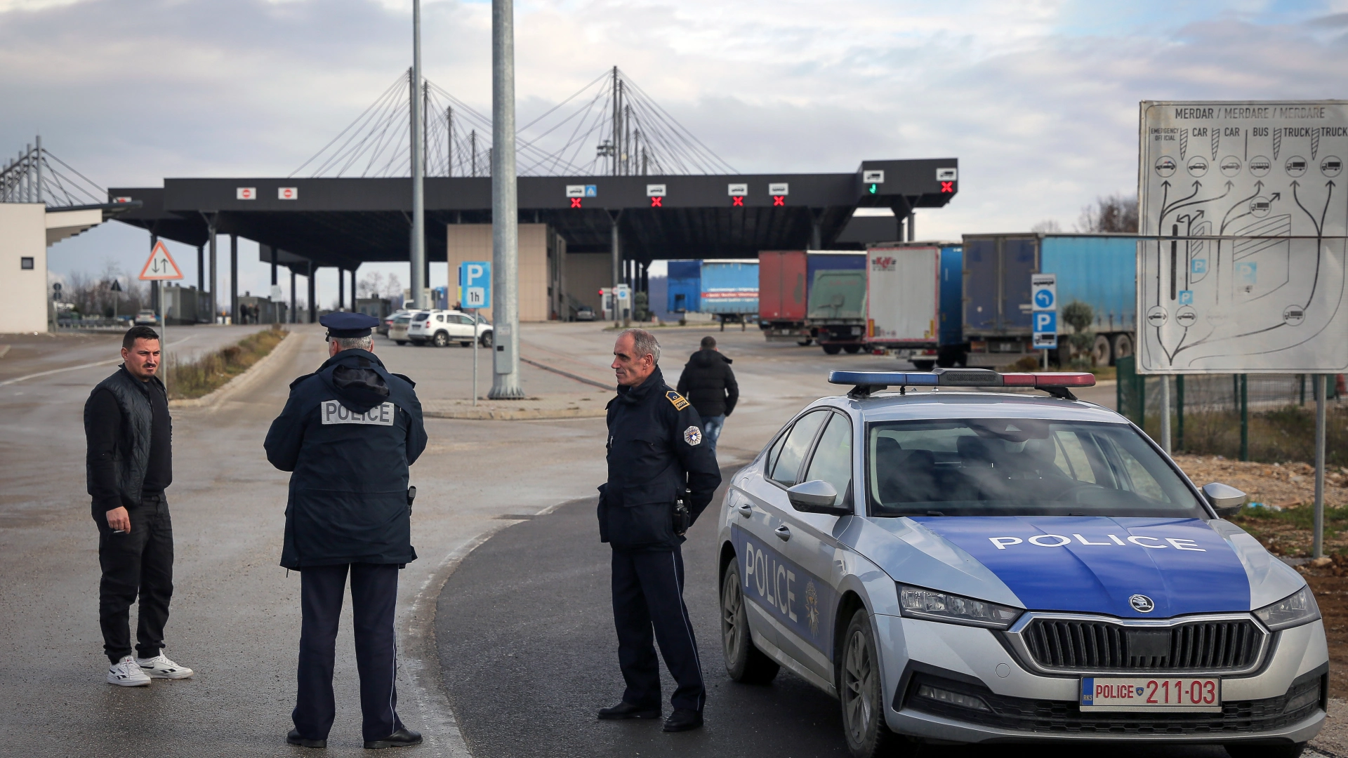 Lirohen tre të arrestuarit nga policia serbe në Merdare