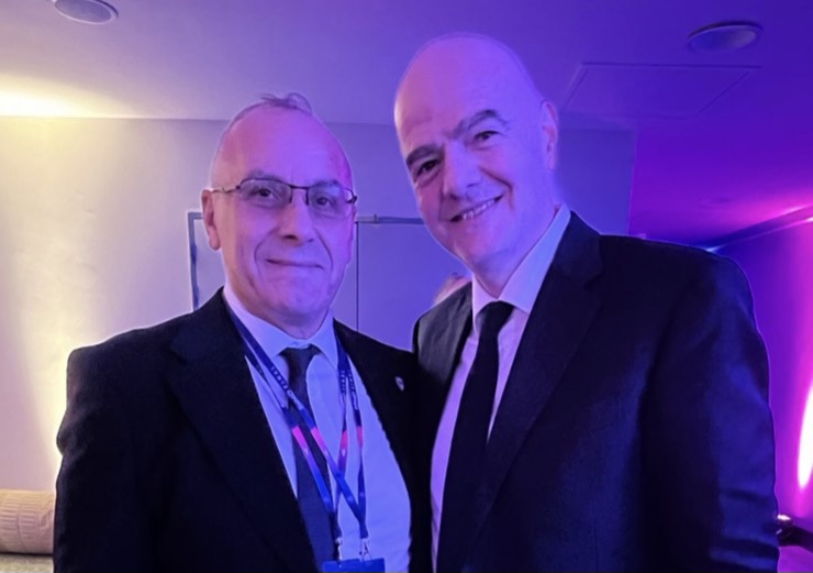 Ademi takohet me presidentin e FIFA-s, Infantino