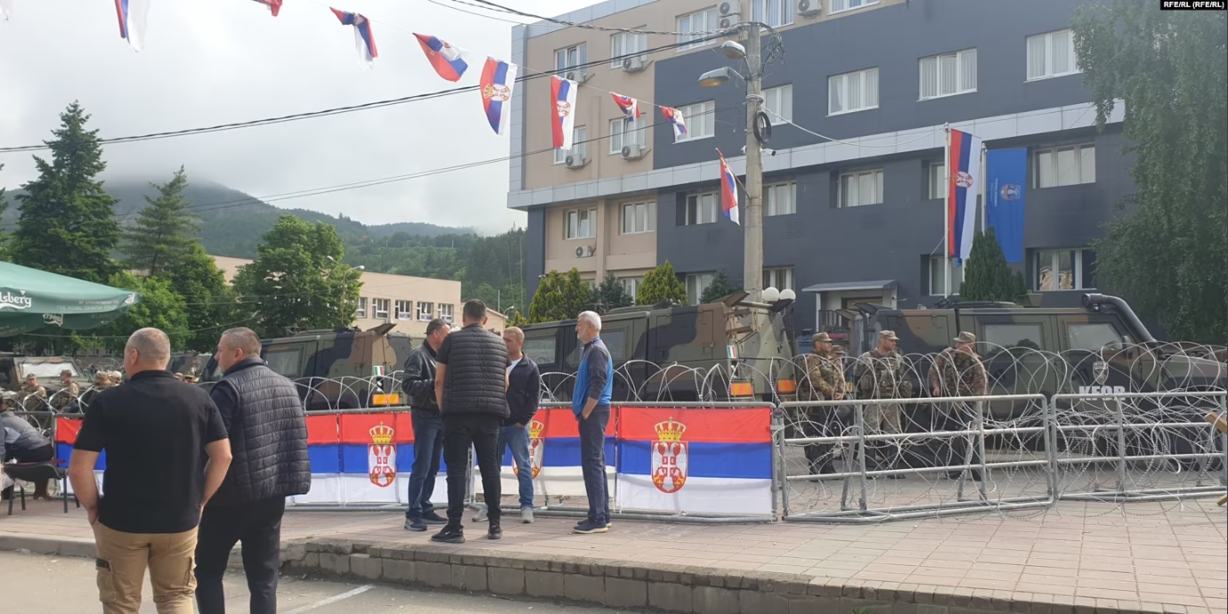 Protestuesit serb mblidhen edhe në Leposaviq