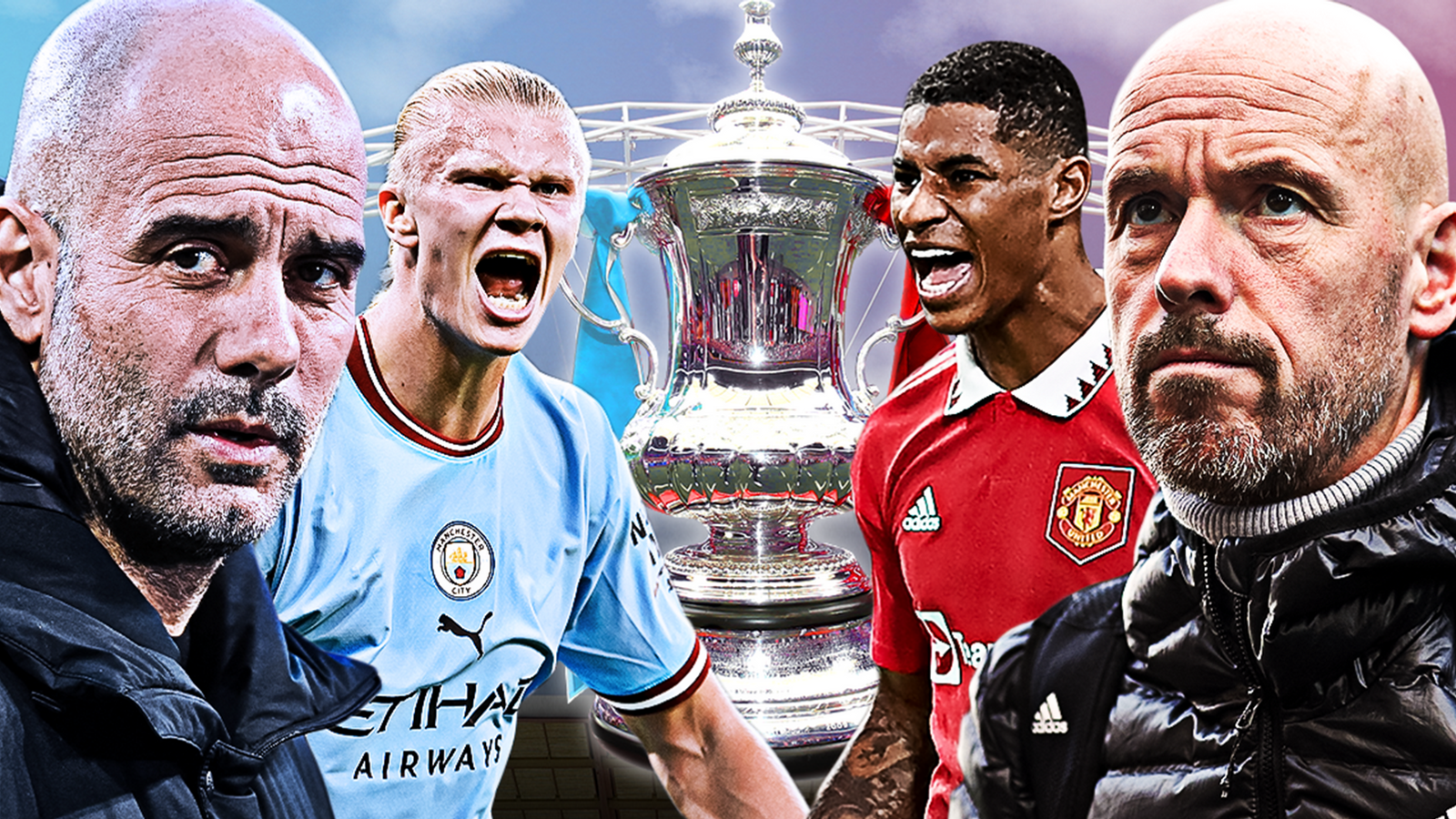 City – United, finalja e madhe e FA Cup/ Formacionet e mundshme