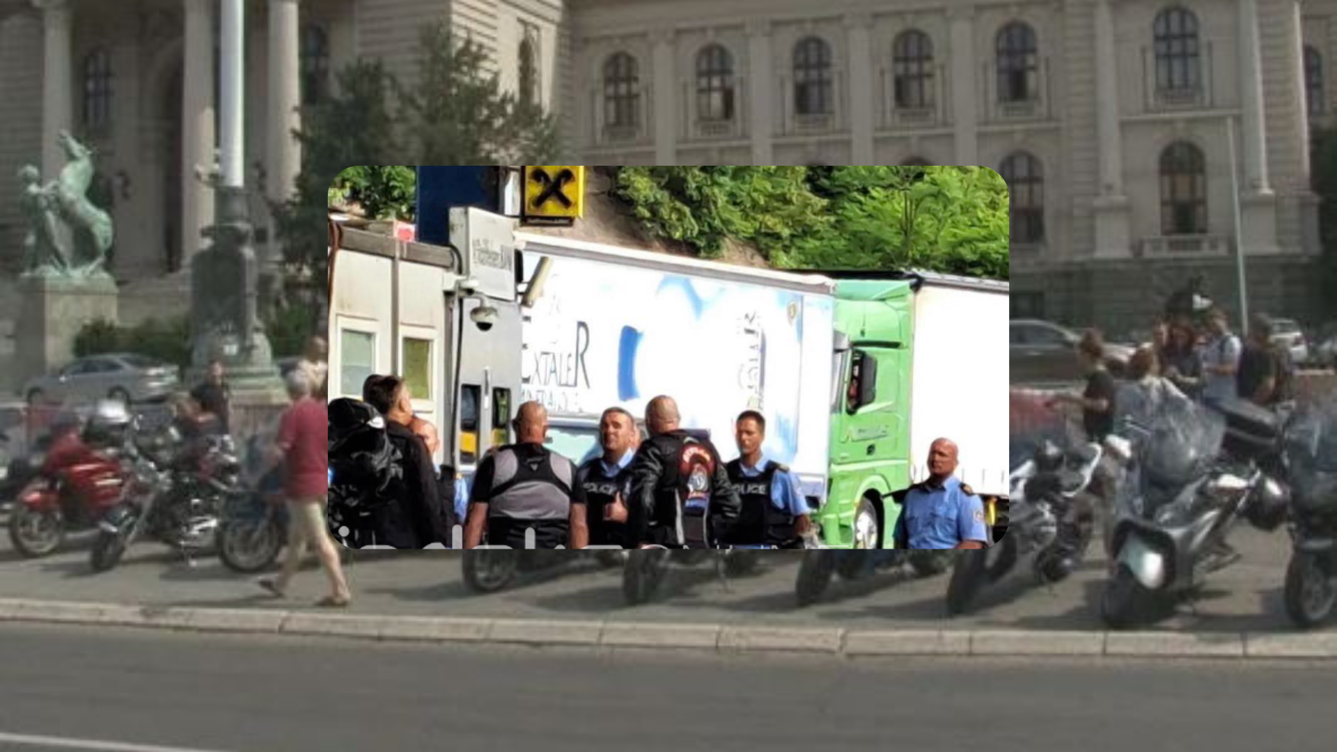 Policia i ndalon të hyjnë motoristët serbë me mbishkrime provokuese