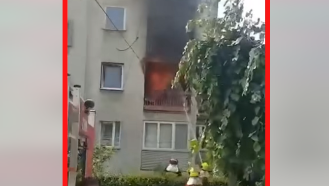 Prizren: Përfshihet nga flaka një banesë (Video)