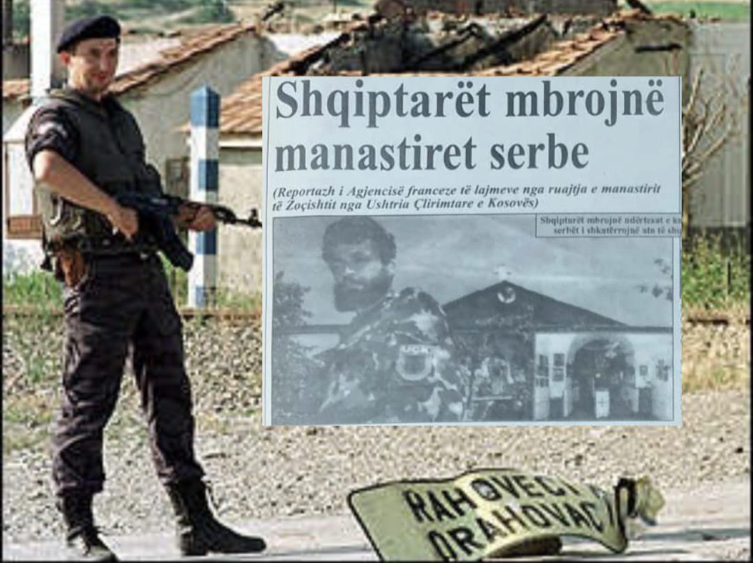 Reportazhi francez i vitit 1998 tregon sesi UÇK-ja i kishte ruajtur manastiret serbe në Rahovec