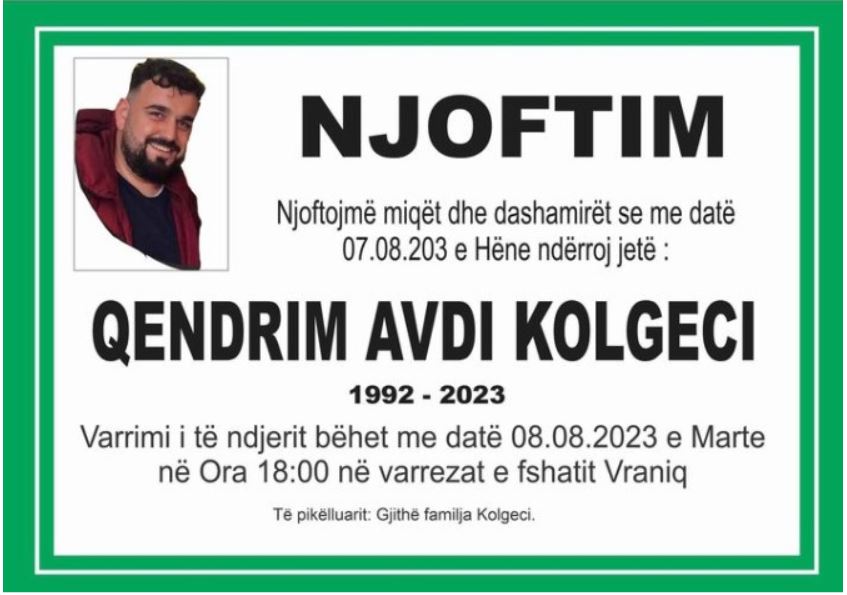 E dhimbshme, vdes mërgimtari 31-vjeçar që erdhi për pushime në Kosovë