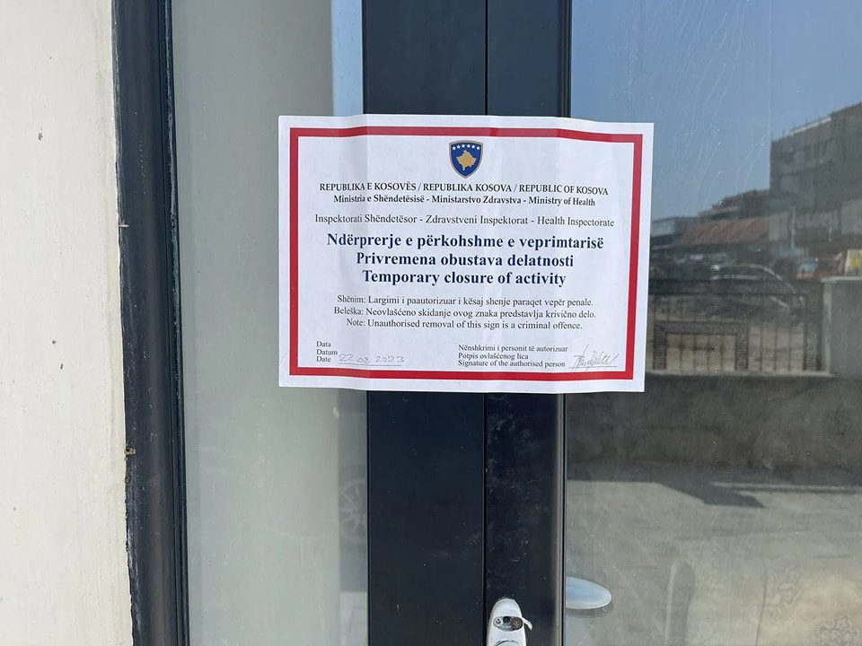 Mbyllet përkohësisht ordinanca stomatologjike në Malishevë, ku vdiq pacientja pas trajtimit