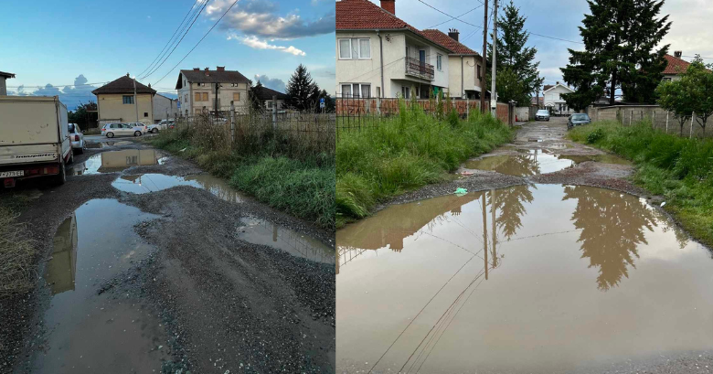 Gjakovë: Shiu “bllokon” afër 30 shtëpi, banorët akuzojnë komunën për neglizhencë