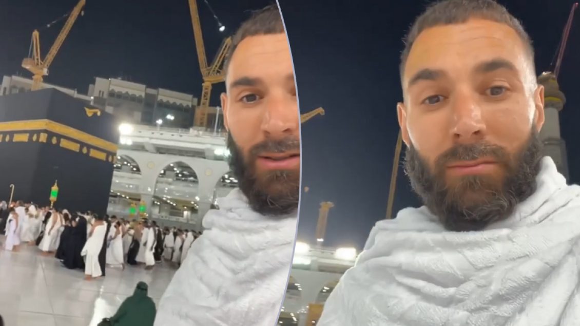 Benzema publikon video nga Meka, merr me miliona pëlqime