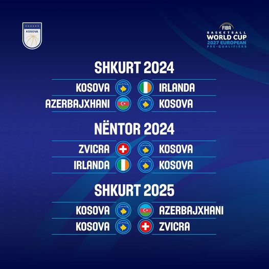Kosova i nis me Irlandën parakualifikimet e Botërorit 2027