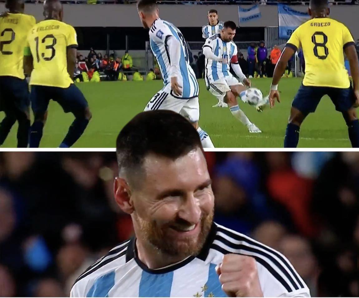 Messi shënon supergol nga gjuajtja e lirë