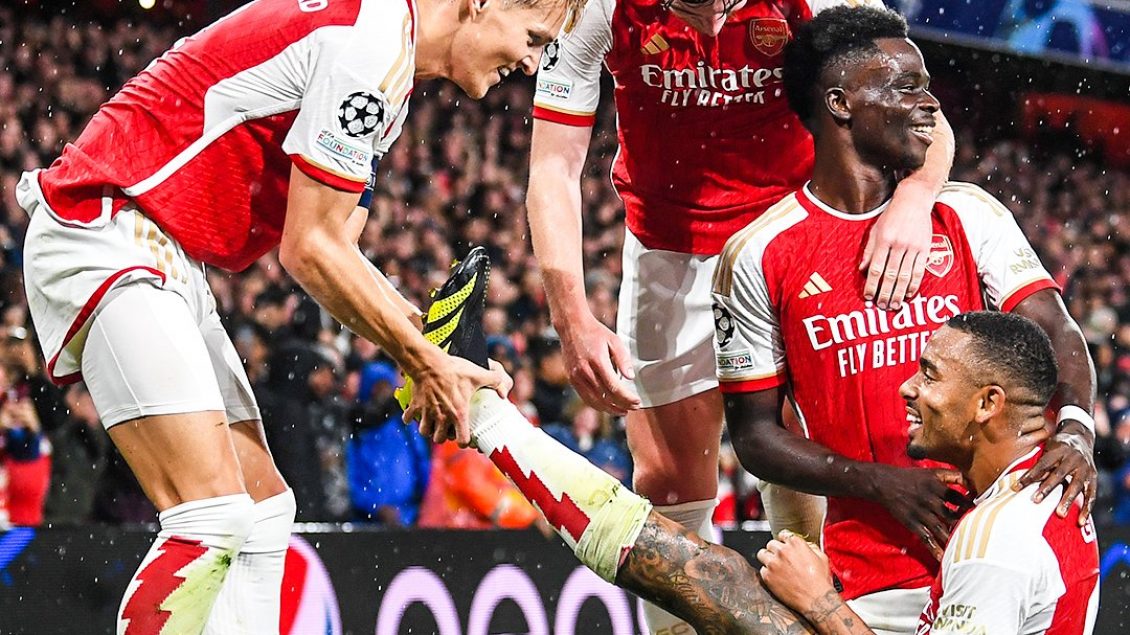 Arsenali rikthehet në Ligën e Kampionëve me një fitore me rezultat të thellë ndaj PSV-së