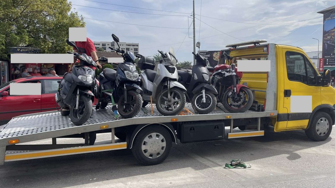 Pejë: Policia dënon 51 qytetarë dhe sekuestron 22 motoçikleta