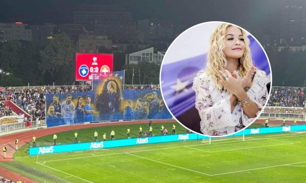 Fotografia e saj në “Fadil Vokrri”, reagon Rita Ora: Të dua Kosovë