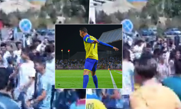 Ronaldo mbërrin në Iran, fansat performojnë “Siuuu” dhe brohorasin emrin e tij