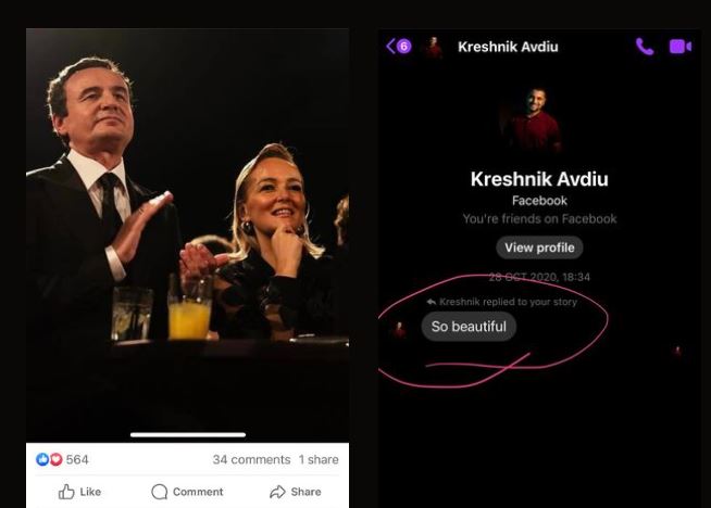Deputetja Matoshi publikon mesazhet me Kreshnik Avdiun, “Në publik ofendon, në privat shkrihet”