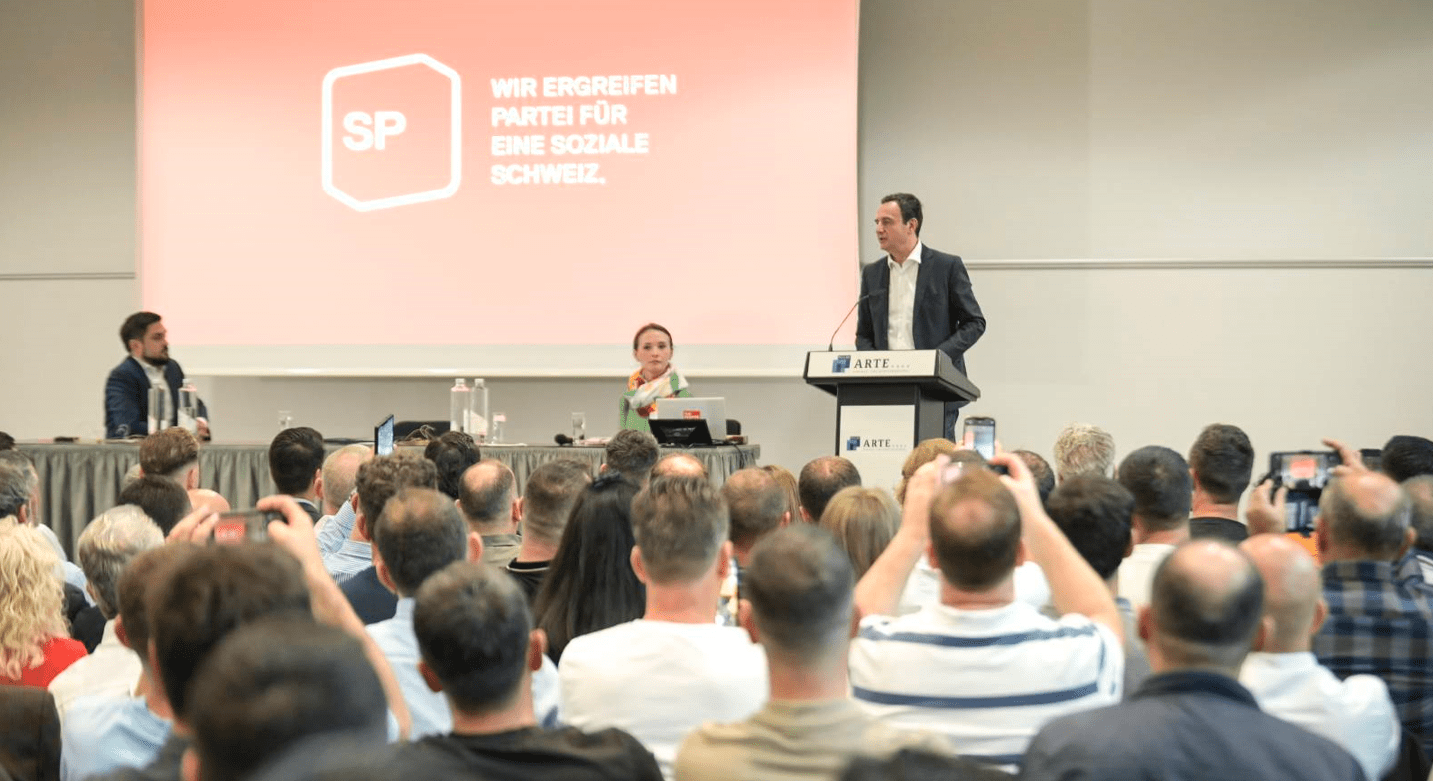 Kurti merr pjesë në organizim të PSD-së së Zvicrës