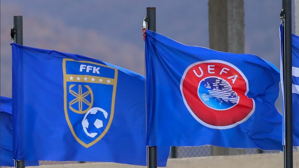 FFK-ja ankohet në UEFA për shfaqjen e flamujve nga tifozët serbë