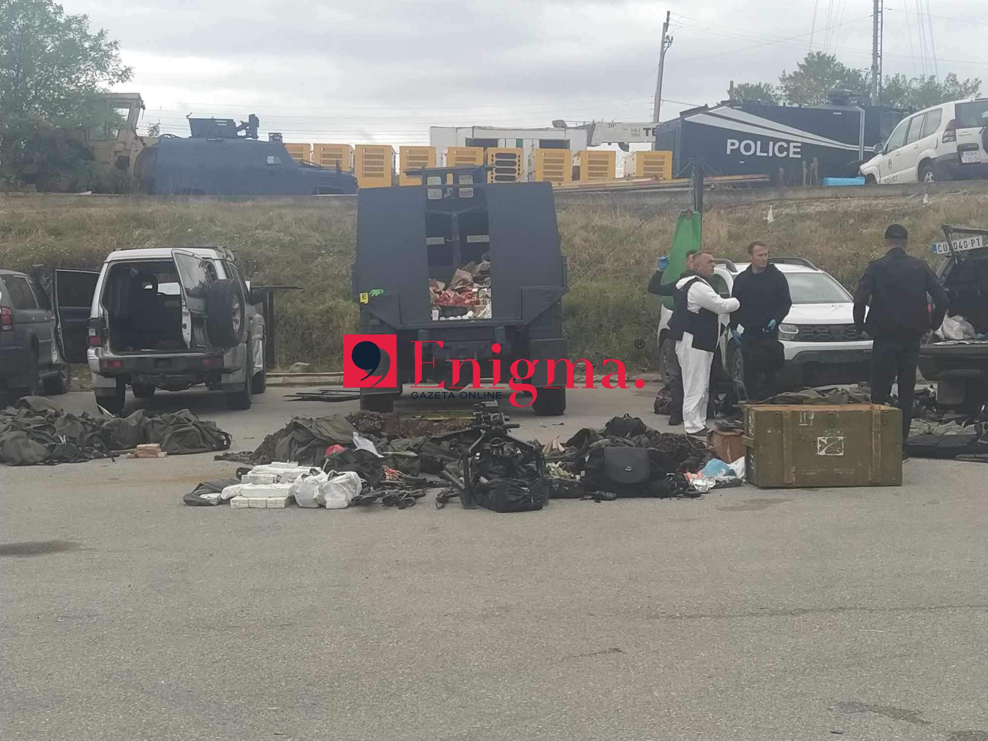 Armatimi që Policia gjeti në manastir: Shikoni sasinë e madhe të municionit në këtë video 3 minutëshe