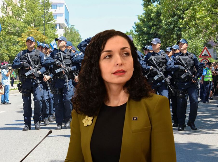 Presidentja Osmani: Të gjithë jemi me Policinë e Kosovës, terroristët s’na zmbrapsin