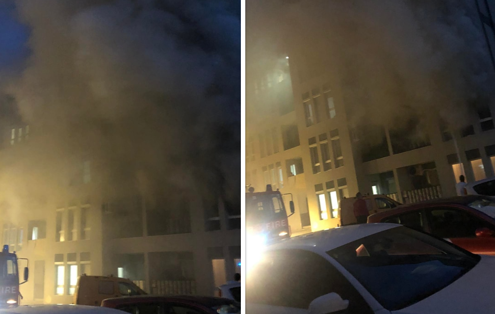 Përfshihet nga zjarri një ndërtesë në Pejë, katër persona përfundojnë në spital 