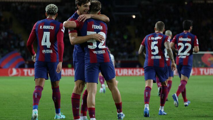 Barcelona shënon fitoren e tretë radhazi në Ligën e Kampionëve