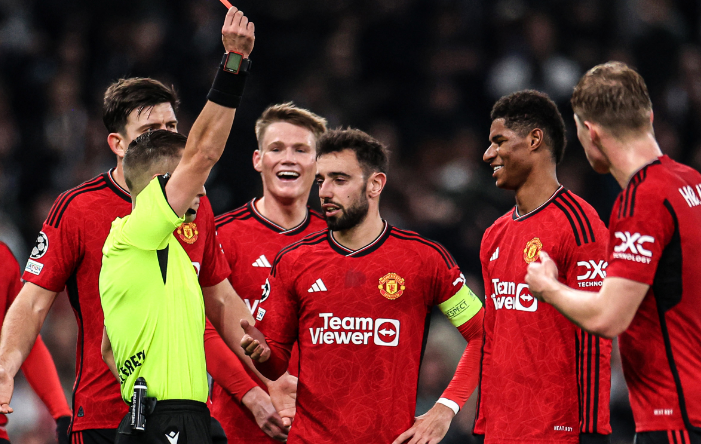 Shtatë gola, dy penallti dhe një karton i kuq – Copenhaga tronditë Manchester United