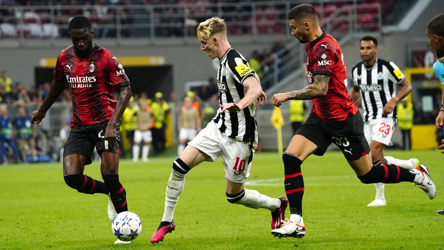 Formacionet zyrtare: Newcastle – Milan