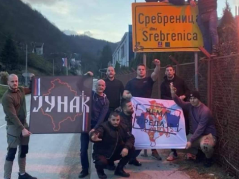 Serbët e Republikës Serbe provokojnë me simbole nacionaliste, shihet edhe harta e Kosovës