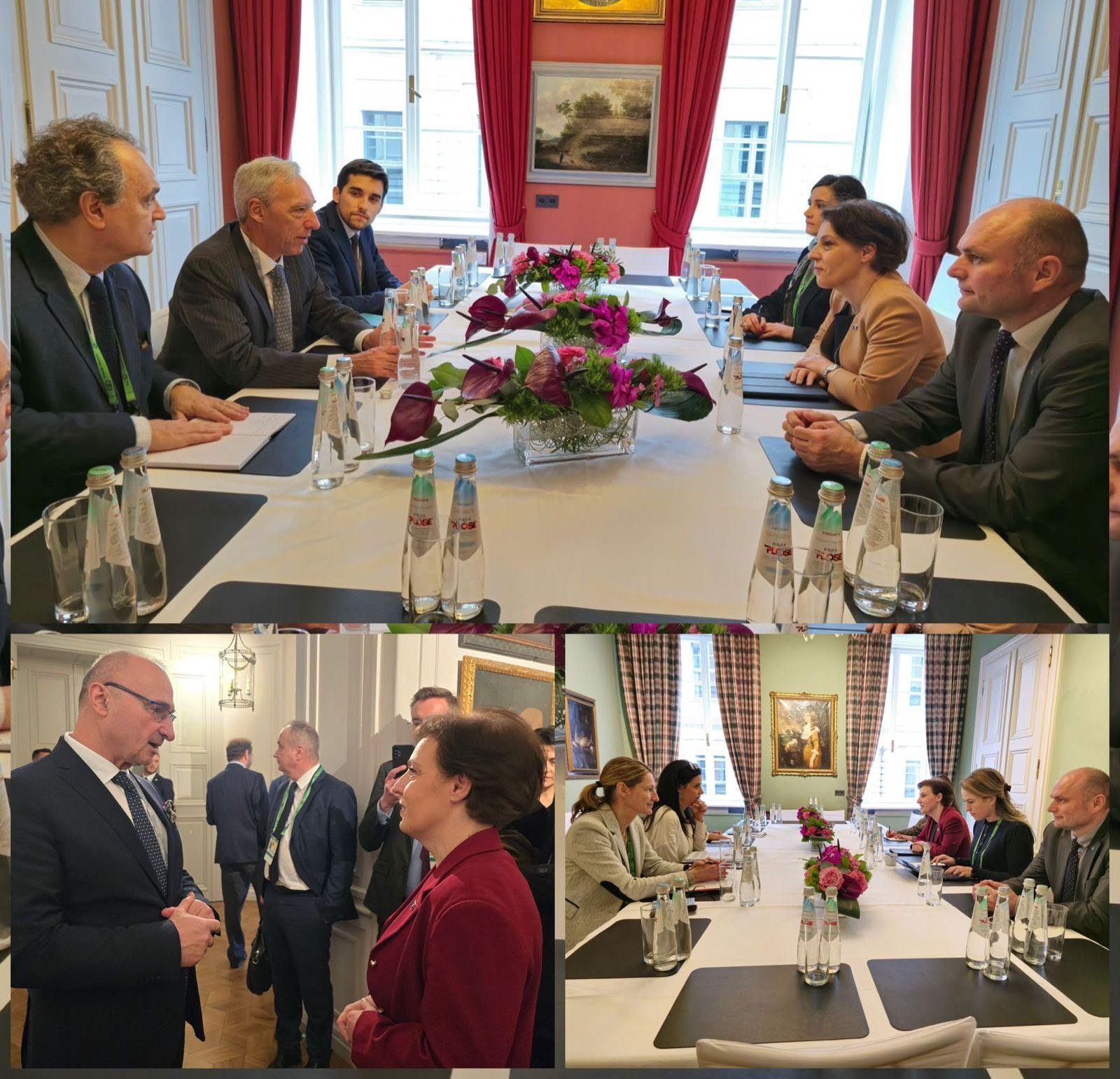 Gërvalla takon ministrat e Jashtëm të Kroacisë, Portugalisë dhe Lihtenshtajnit, prioritet siguria dhe stabiliteti në Ballkanin Perëndimor