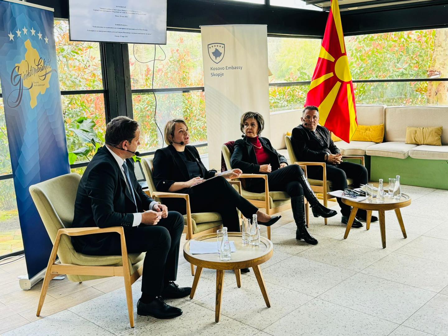 Zëvendësministrja Gashi, në Maqedoninë e Veriut: Ndërhyrjet ajrore të NATO-s, kthesë historike për gjithë rajonin
