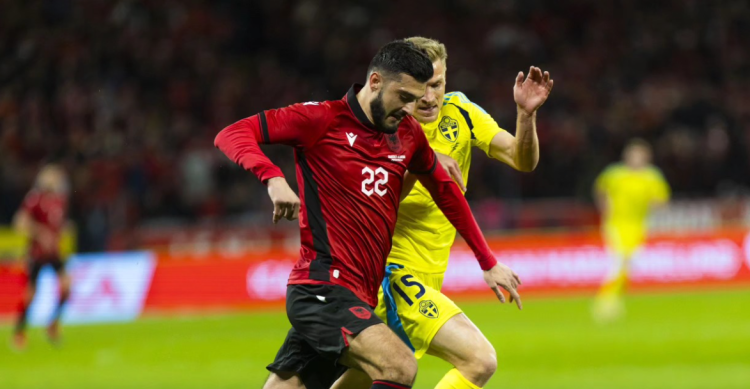 Shqipëria mposhtet minimalisht nga Suedia