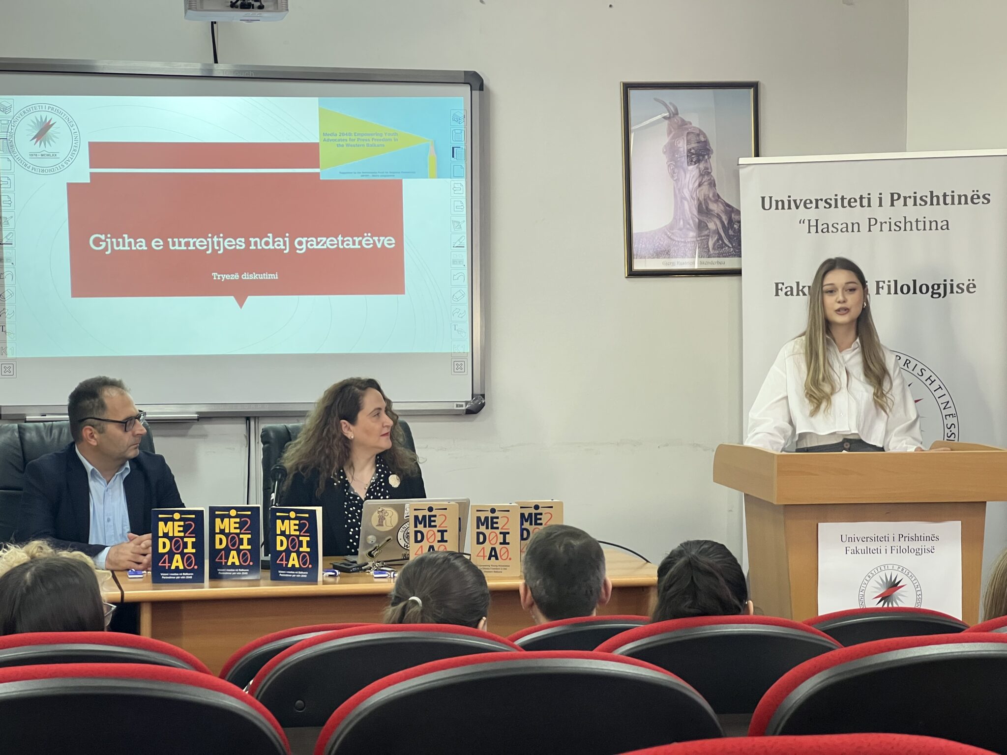 Studentët e Universitetit të Prishtinës shfaqin vizionin e tyre për të ardhmen e medias në Kosovë