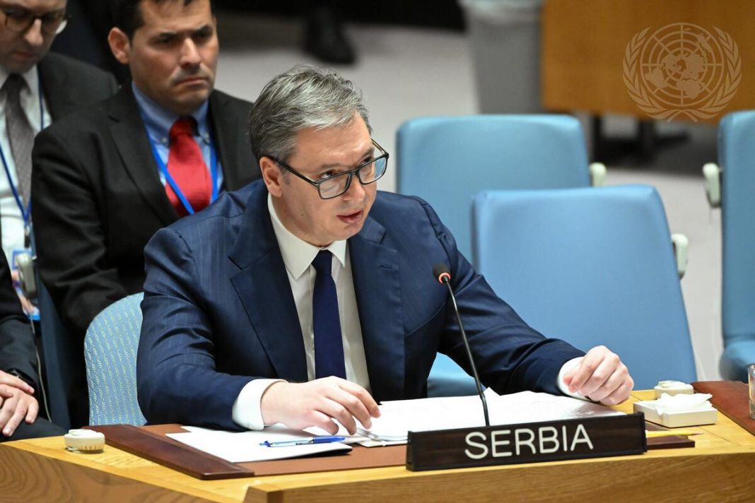 Vuçiq e përdorë në OKB deklaratën e Aliut se “Kosova është projekt i përkohshëm”