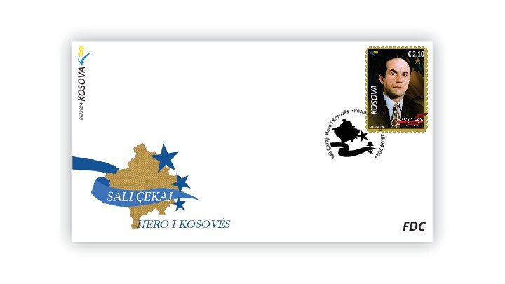 Fytyra e Sali Çekaj, Hero i Kosovës shfaqet në pulla postare