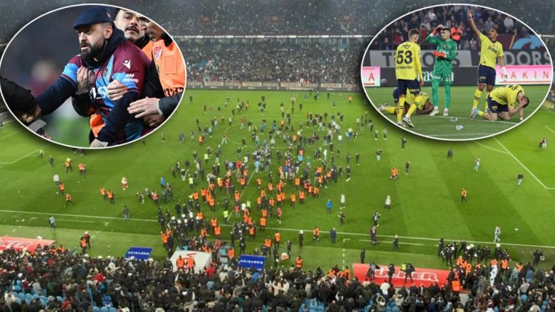 Federata Turke vjen me dënime të rënda për Trabzonsporit pas kaosit dhe sulmit ndaj lojtarëve të Fenerbahces