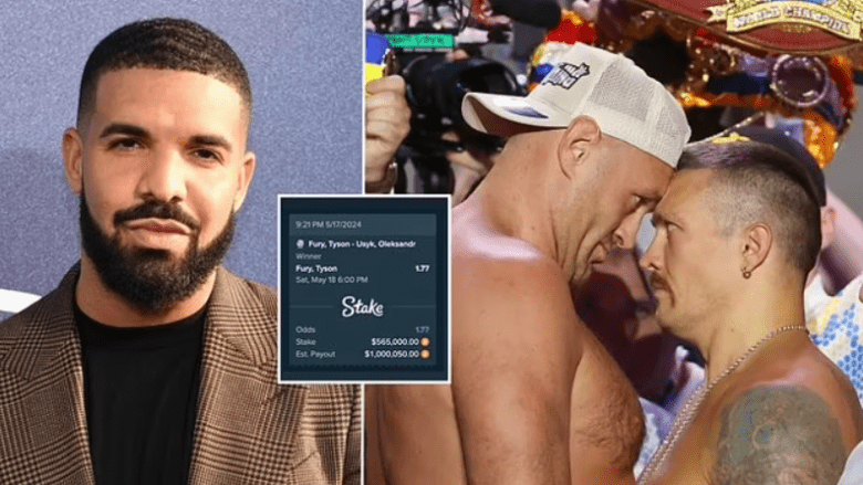 Drake vë një bast të madh për meçin mes Fury dhe Usyk – kush fiton sipas reperit të famshëm?