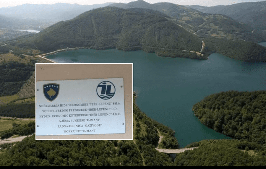 Në liqenin e Ujmanit vendosen tabelat me simbole zyrtare të Kosovës