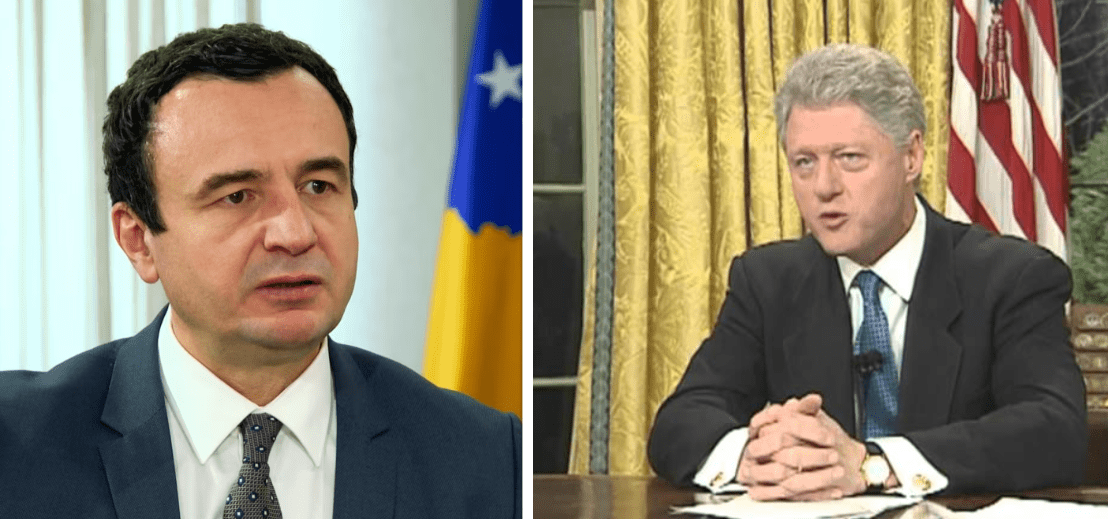 Kurti, Clintonit: Faleminderit për kontributin e pamasë për çlirim dhe paqe në Kosovë