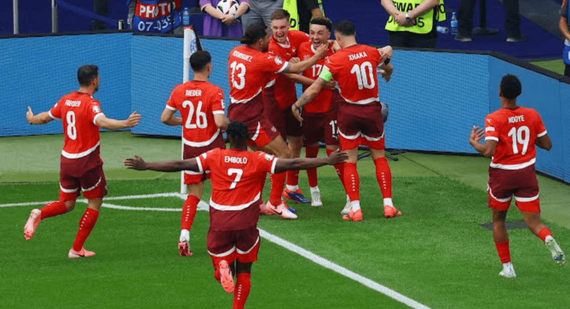 Zvicra e Granit Xhakës e Xherdan Shaqirit bëhet çerekfinalistja e parë e EURO 2024